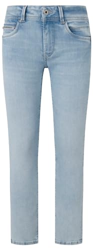 Pepe Jeans Damen Slim Jeans Lw, Blau (Denim-XW4), 29W / 34L von Pepe Jeans