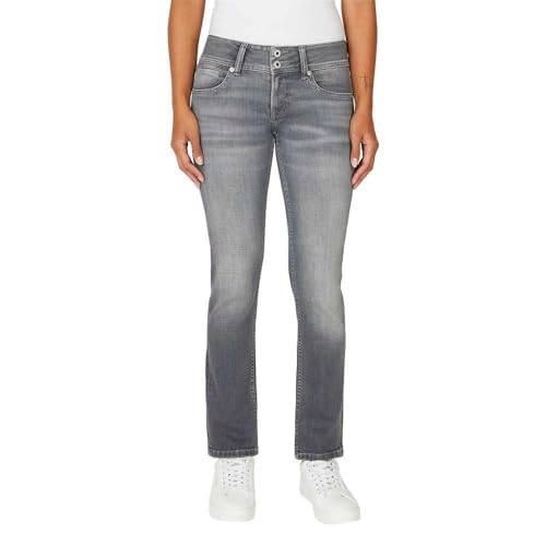 Pepe Jeans Damen Slim Lw PL204729 Jeans, Grey (Denim-UH7), 24W / 34L von Pepe Jeans