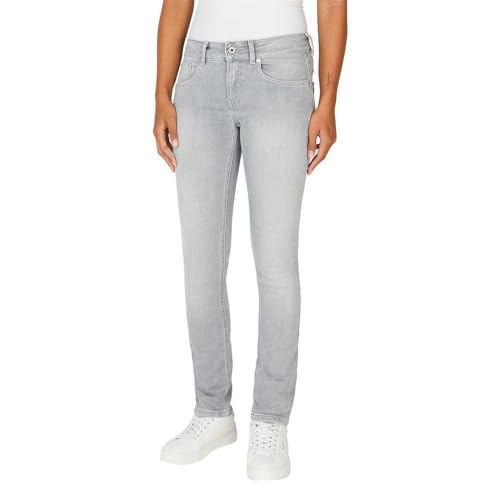 Pepe Jeans Damen Slim Lw Pl204737 Jeans, Blau (Denim-uh4), 27 W/32 L von Pepe Jeans