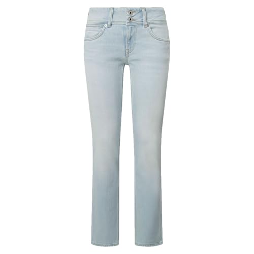 Pepe Jeans Damen Slim Lw Venus Jeans, Blau (Denim-Pg4), 27 W/30 L von Pepe Jeans