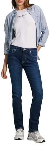 Pepe Jeans Damen Slim Mw Pl204589 Jeans, Blau (Denim-cu1), 27 W/32 L von Pepe Jeans