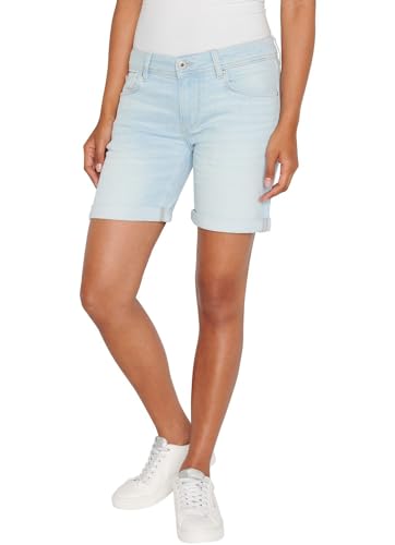 Pepe Jeans Damen Slim Short Mw Shorts, Blau (Denim-RH6), 29W von Pepe Jeans