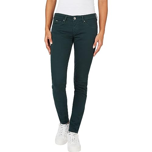 Pepe Jeans Damen Soho Pants, Green (Regent Green), 25W / 30L von Pepe Jeans