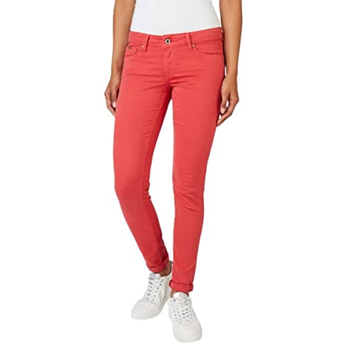 Pepe Jeans Damen Soho Pants, Red (Studio Red), 30W / 30L von Pepe Jeans