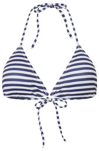 Pepe Jeans Damen Stp Rib Tr Top Bikini, Blau (Navy), L von Pepe Jeans