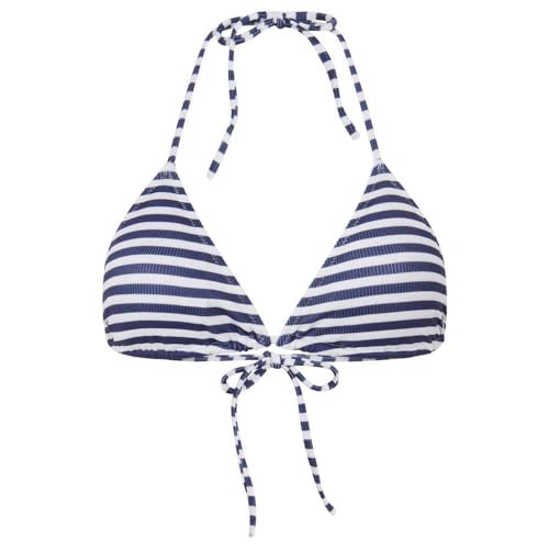 Pepe Jeans Damen Stp Rib Tr Top Bikini, Blau (Navy), M von Pepe Jeans