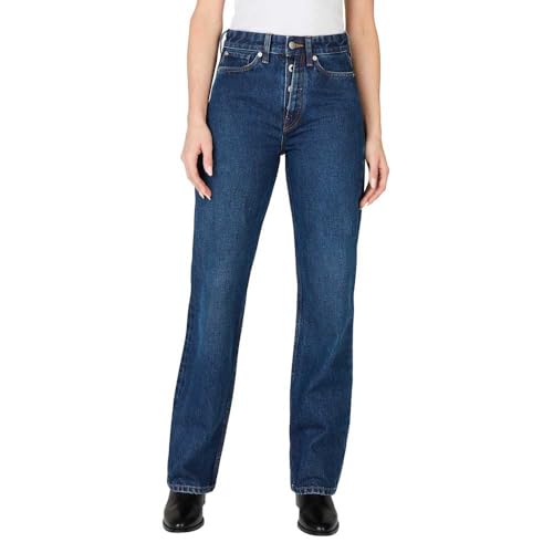 Pepe Jeans Damen Straight Hw Deep Ocean Jeans, Blau (Denim), 27 W/30 L von Pepe Jeans