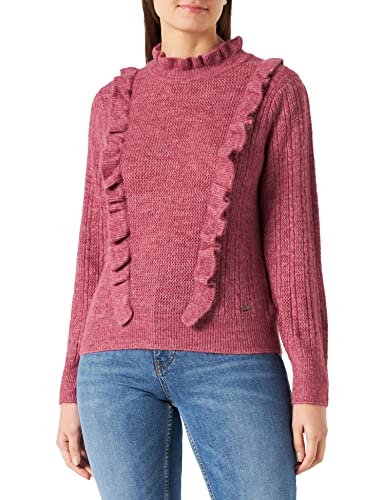 Pepe Jeans Damen Talia Long Sleeves Knits, Pink (Dark Blush), L von Pepe Jeans