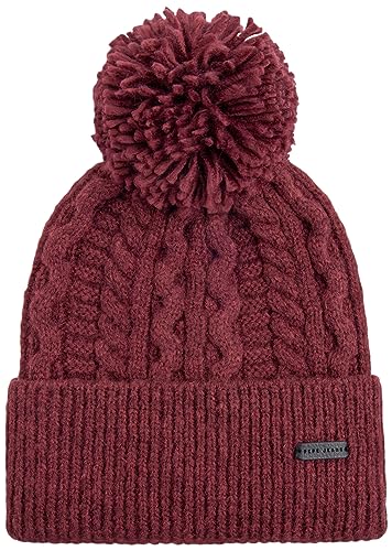 Pepe Jeans Damen Tallis Hat Beanie Hat, Red (Burgundy), One Size von Pepe Jeans