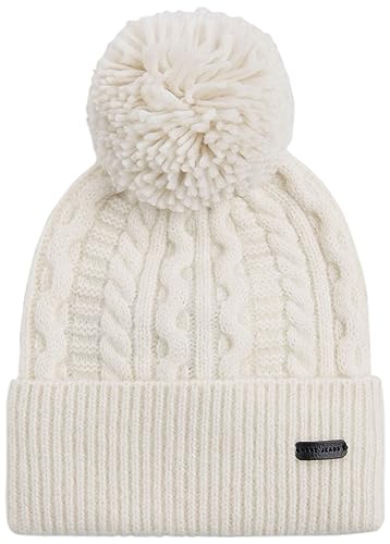 Pepe Jeans Damen Tallis Hat Beanie Hat, White (Mousse), One Size von Pepe Jeans