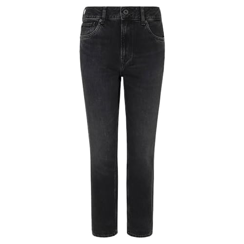 Pepe Jeans Damen Tapered Hw PL204591 Jeans, Black (Denim-XH7), 27W / 30L von Pepe Jeans