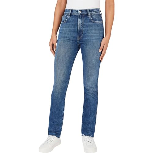 Pepe Jeans Damen Ultra High Waist Slim PL204590 Jeans, Blue (Denim-GX8), 27W / 28L von Pepe Jeans
