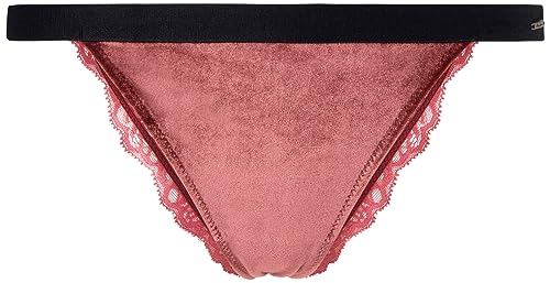 Pepe Jeans Damen Velvet Bikini Style Underwear, Red (Bordeaux), L von Pepe Jeans