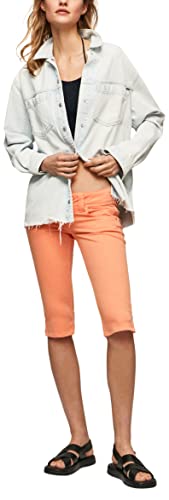 Pepe Jeans Damen Venus Crop Shorts, Orange (Peach), 24W von Pepe Jeans