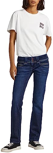 Pepe Jeans Damen Venus Jeans, Blue (Denim-cs7), 34W / 32L von Pepe Jeans