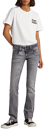 Pepe Jeans Damen Venus Jeans, Grau (Denim-ug3), 25W / 34L EU von Pepe Jeans