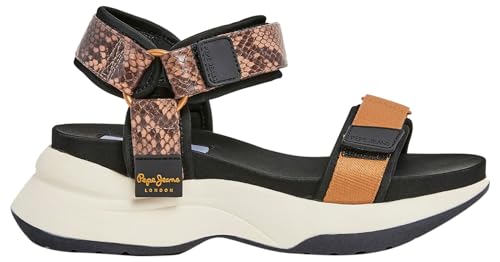 Pepe Jeans Damen Venus Nature Sandale, Schwarz (Schwarz), 3 von Pepe Jeans