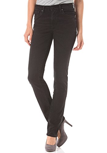 Pepe Jeans Damen Victoria Jeans, Schwarz (Denim), W25/L34 (Herstellergröße: 36) von Pepe Jeans