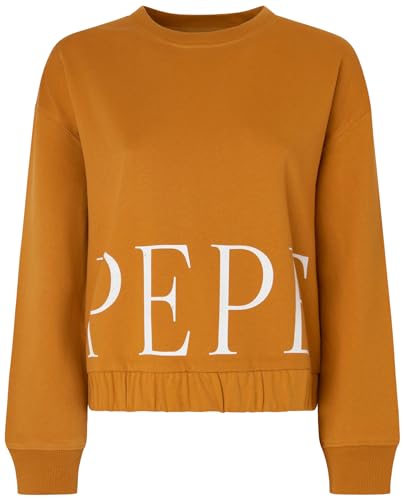 Pepe Jeans Damen Victoria Sweatshirt, Yellow (Ochre Yellow), XS von Pepe Jeans