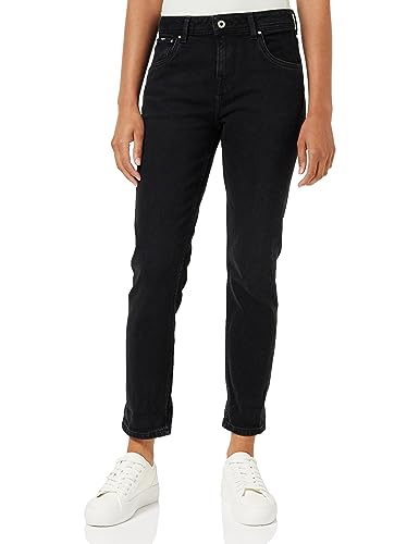 Pepe Jeans Damen Violet Jeans, Black (Denim-xf1), 29W / 34L von Pepe Jeans