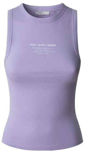 Pepe Jeans Damen Viv T-Shirt, Violett (lila), S von Pepe Jeans