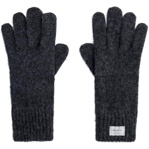 Pepe Jeans Damen Wallis Gloves Handschuhe, Grau (Dunkelgrau meliert), Einheitsgröße von Pepe Jeans