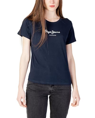 Pepe Jeans Damen Wendy T-Shirt, Blue (Dulwich), XS von Pepe Jeans