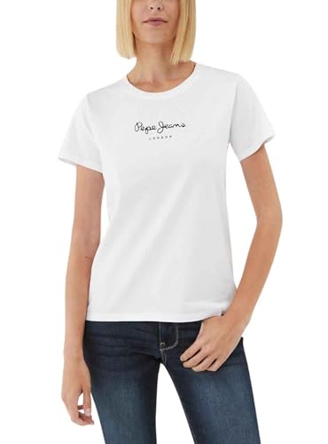 Pepe Jeans Damen Wendys T-Shirt, White (White), XS von Pepe Jeans