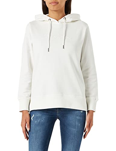 Pepe Jeans Damen Whitney Hoodie Sweatshirt, Weiß, L EU von Pepe Jeans