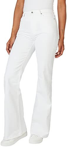 Pepe Jeans Damen Willa Jeans, White (Denim-D76), 26W / 32L von Pepe Jeans