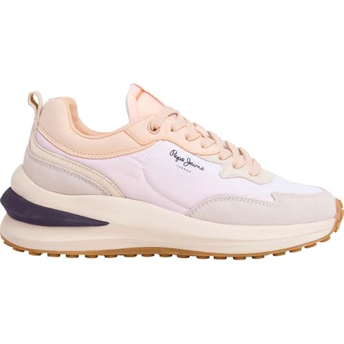 Pepe Jeans Damen Winslow Colors Sneak, Orange Light Peach Beige, 38 EU von Pepe Jeans
