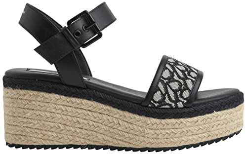 Pepe Jeans WITNEY Jacquard Wedge Sandals, Black, 25 EU von Pepe Jeans