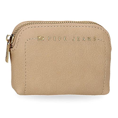 Pepe Jeans Diane Beige Geldbörse 12x8x2 cm Kunstleder von Pepe Jeans