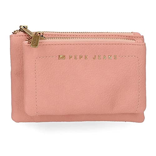 Pepe Jeans Diane Geldbörse Kulturtasche Rosa 17x9x2 cm Kunstleder von Pepe Jeans