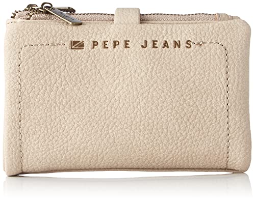 Pepe Jeans Diane Geldbörse mit Kartenhalter Beige 14,5x9x2 cm Kunstleder von Pepe Jeans