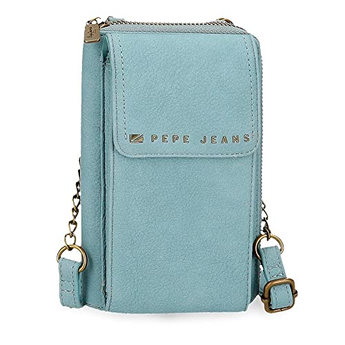 Pepe Jeans Diane Blue Handtasche 20x11x4 cm Kunstleder von Pepe Jeans