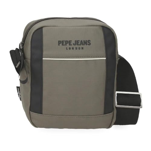 Pepe Jeans Dortmund Kleine Umhängetasche grün 15 x 19,5 x 6 cm Polyester von Joumma Bags, grün, Kleine Umhängetasche von Pepe Jeans