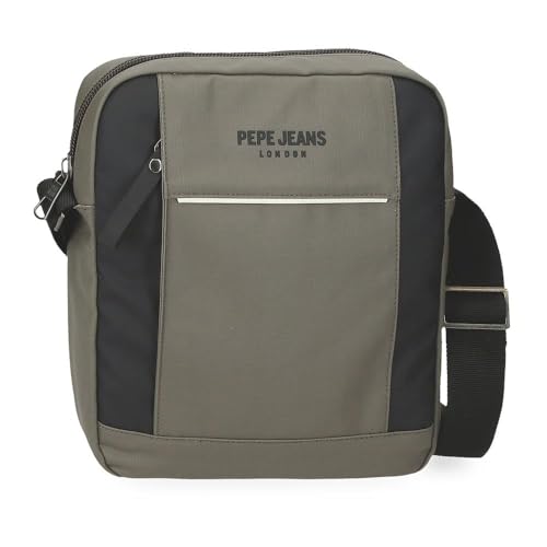 Pepe Jeans Dortmund Umhängetasche für Tablet, Grün, 23 x 27 x 7 cm, Polyester von Joumma Bags, grün, Umhängetasche für Tablet von Pepe Jeans