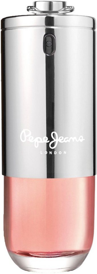 Pepe Jeans Eau de Parfum Pepe Jeans - Bright for her EDP 80ml, mit einer kuscheligen Basis aus weißem Moschus und cremigem Sandelholz von Pepe Jeans