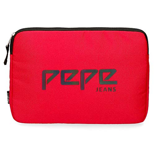Pepe Jeans Osset Tablettenbehälter Rot 30x22x2 cms Polyester 12" von Pepe Jeans