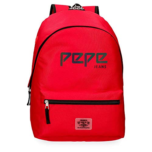 Pepe Jeans Osset Rucksack Rot 31x42x17,5 cms Polyester 22.79L von Pepe Jeans