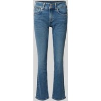 Pepe Jeans Flared Jeans mit 5-Pocket-Design in Blau, Größe 29/32 von Pepe Jeans