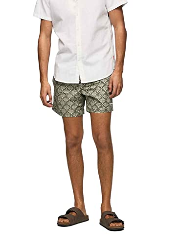 Pepe Jeans - Folk PMB10362 758 Harvard Badehose für Herren (M), grün, 48 von Pepe Jeans