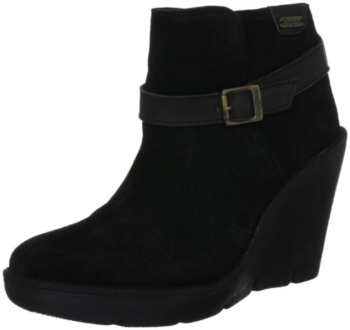 Pepe Jeans Greenford Wedges Damen Stiefel, Schwarz, 38 EU von Pepe Jeans