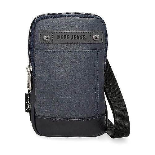 Pepe Jeans Hatfield Messengerhülle Blau 10,5x18x2 cms Polyester, blau, Talla única, Umhängetasche von Pepe Jeans