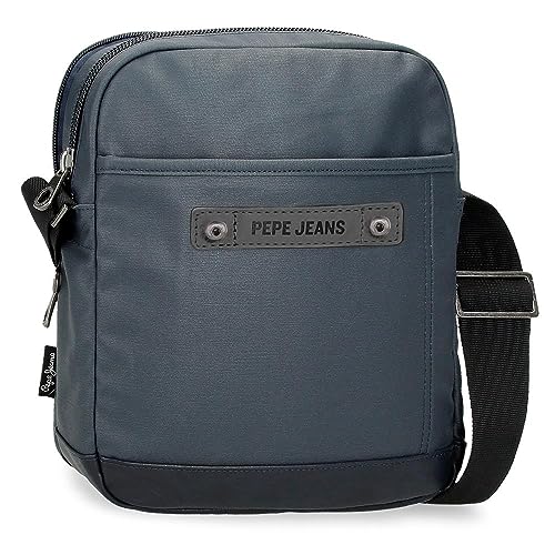 Pepe Jeans Hatfield Messengerhülle Tablet-Schutzhülle Blau 22x27x8 cms Polyester, blau, Talla única, Umhängetasche für Tablet von Pepe Jeans