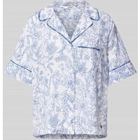 Pepe Jeans Loose Fit Hemdbluse aus Leinen-Baumwoll-Mix Modell 'DORIS' in Weiss, Größe XL von Pepe Jeans