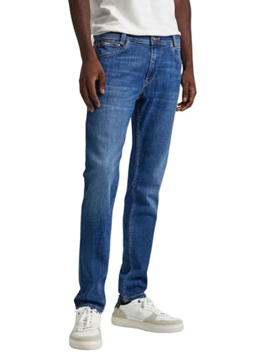 Pepe Jeans Herren 5 Pocket Stretch Tapered PM207391 Jeans, Blue (Denim-HT5), 30W / 32L von Pepe Jeans