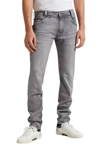 Pepe Jeans Herren 5 Pocket Stretch Tapered PM207391 Jeans, Blue (Denim-XW9), 33W / 32L von Pepe Jeans