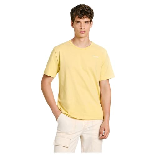 Pepe Jeans Herren Aaron T-Shirt, Yellow (Misted Yellow), XS von Pepe Jeans